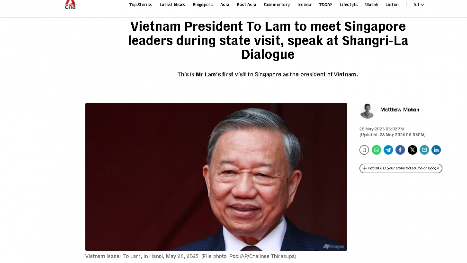 International media highlight Vietnam’s growing strategic role in ASEAN